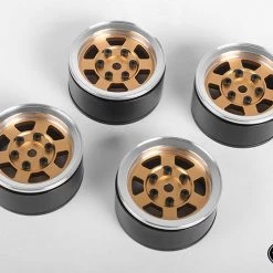 RC4WD Six-Spoke 1.55" Internal Beadlock Wheels (Gold) (4) -Cars Truck shop online VVV C0808 6