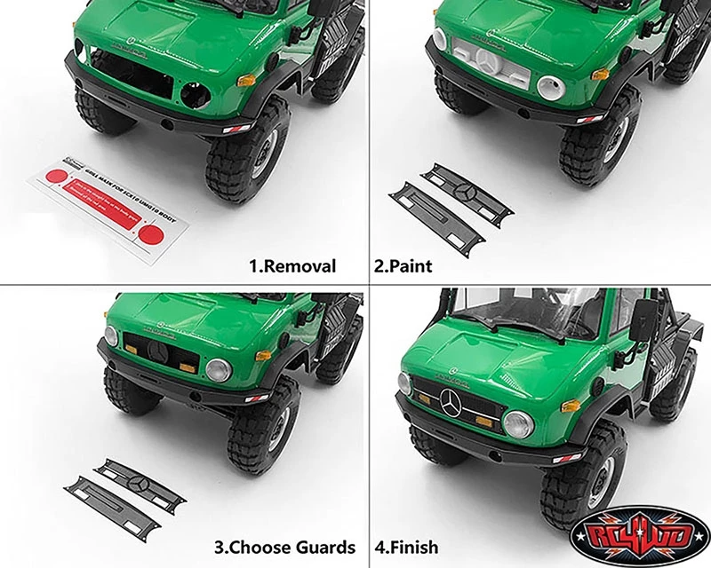 RC4WD Front Grille for Axial 1/10 SCX10 II UMG10 11 RC4WD Front Grille for Axial 1/10 SCX10 II UMG10 - Image 9