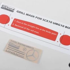 RC4WD Front Grille for Axial 1/10 SCX10 II UMG10 19 RC4WD Front Grille for Axial 1/10 SCX10 II UMG10 -Cars Truck shop online VVV C0823 7