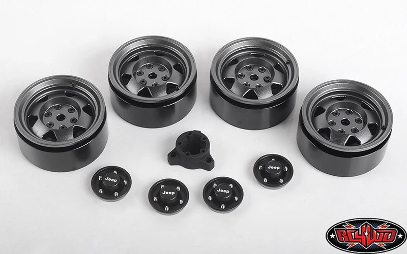 RC4WD OEM XJ 1.9" Beadlock Wheels (Gunmetal) 8 RC4WD OEM XJ 1.9" Beadlock Wheels (Gunmetal) - Image 6