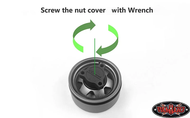 RC4WD OEM XJ 1.9" Beadlock Wheels (Gunmetal) 9 RC4WD OEM XJ 1.9" Beadlock Wheels (Gunmetal) - Image 7