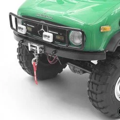 RC4WD Ranch Steel Front Winch Bumper for Axial 1/10 SCX10 II UMG10 (Black) -Cars Truck shop online VVV C0930 6