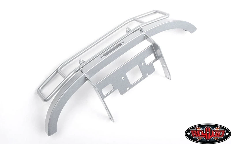 RC4WD Ranch Steel Front Winch Bumper for Axial 1/10 SCX10 II UMG10 (Silver) 4 RC4WD Ranch Steel Front Winch Bumper for Axial 1/10 SCX10 II UMG10 (Silver) - Image 2