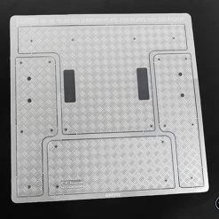 RC4WD Steel Rear Bed Diamond Plates for RC4WD Gelande II 2015 Land Rover Defender D90 (Heritage Edition)