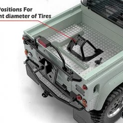 RC4WD Bed Mounted Spare Wheel and Tire Holder for RC4WD Gelande II 2015 Land Rover Defender D90 (Heritage Edition) -Cars Truck shop online VVV C1096 6
