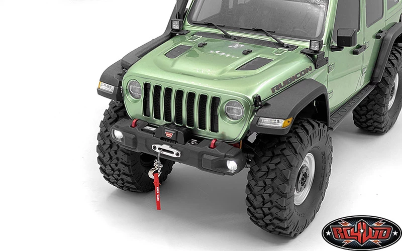 RC4WD OEM Narrow Front Winch Bumper for Axial 1/10 SCX10 III Jeep JLU Wrangler 15 RC4WD OEM Narrow Front Winch Bumper for Axial 1/10 SCX10 III Jeep JLU Wrangler - Image 13