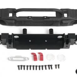 RC4WD OEM Narrow Front Winch Bumper with Trail Bar for Axial 1/10 SCX10 III Jeep JLU Wrangler -Cars Truck shop online VVV C1103 10
