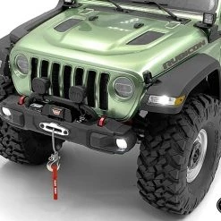 RC4WD OEM Narrow Front Winch Bumper with Trail Bar for Axial 1/10 SCX10 III Jeep JLU Wrangler -Cars Truck shop online VVV C1103 16