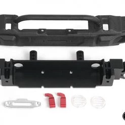 RC4WD OEM Narrow Front Winch Bumper with Trail Bar for Axial 1/10 SCX10 III Jeep JLU Wrangler