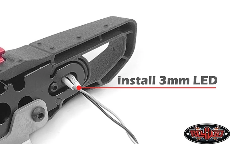 RC4WD OEM Wide Front Winch Bumper for Axial 1/10 SCX10 III Jeep JLU Wrangler 13 RC4WD OEM Wide Front Winch Bumper for Axial 1/10 SCX10 III Jeep JLU Wrangler - Image 11