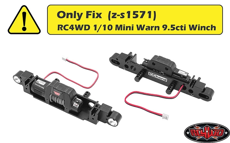 RC4WD OEM Wide Front Winch Bumper for Axial 1/10 SCX10 III Jeep JLU Wrangler 14 RC4WD OEM Wide Front Winch Bumper for Axial 1/10 SCX10 III Jeep JLU Wrangler - Image 12