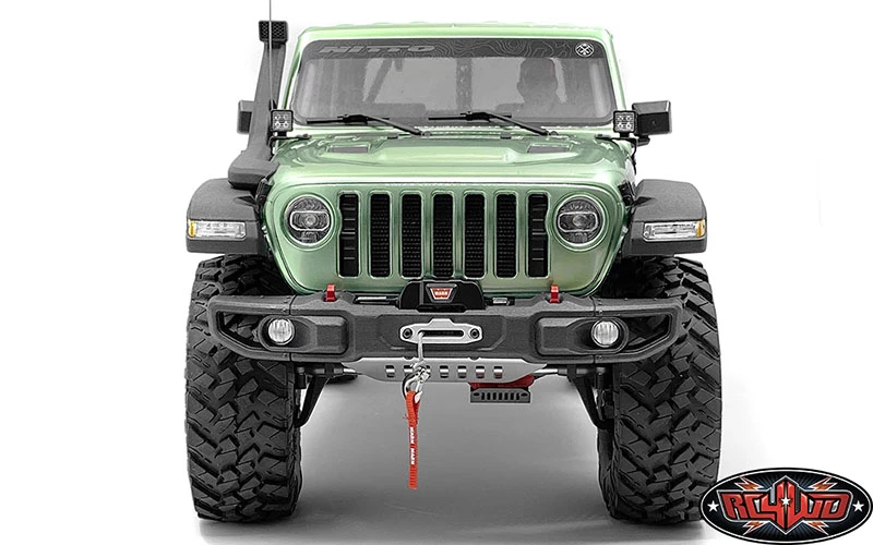 RC4WD OEM Wide Front Winch Bumper for Axial 1/10 SCX10 III Jeep JLU Wrangler 17 RC4WD OEM Wide Front Winch Bumper for Axial 1/10 SCX10 III Jeep JLU Wrangler - Image 15