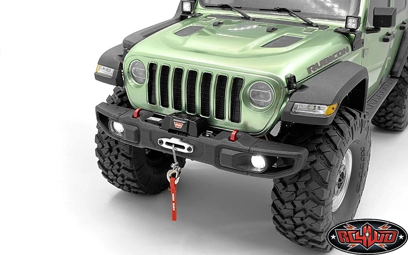RC4WD OEM Wide Front Winch Bumper for Axial 1/10 SCX10 III Jeep JLU Wrangler 18 RC4WD OEM Wide Front Winch Bumper for Axial 1/10 SCX10 III Jeep JLU Wrangler - Image 16