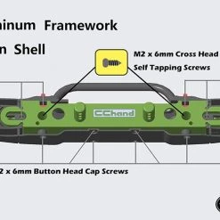 RC4WD OEM Wide Front Winch Bumper with Trail Bar for Axial 1/10 SCX10 III Jeep JLU Wrangler -Cars Truck shop online VVV C1109 13