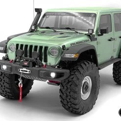 RC4WD OEM Wide Front Winch Bumper with Trail Bar for Axial 1/10 SCX10 III Jeep JLU Wrangler -Cars Truck shop online VVV C1109 15
