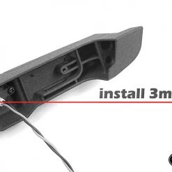 RC4WD OEM Rear Bumper with Tow Hook for Axial 1/10 SCX10 III Jeep JLU Wrangler -Cars Truck shop online VVV C1113 12