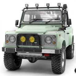RC4WD Steel Push Bar Front Bumper with Flood Lights for RC4WD Gelande II 2015 Land Rover Defender D90 (Yellow) -Cars Truck shop online VVV C1122 10