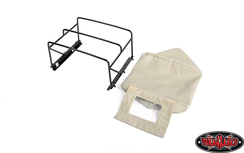 RC4WD Steel Tube Bed Cage with Soft Top for RC4WD Gelande II 2015 Land Rover Defender D90 (Pick-Up) (Tan) 3 RC4WD Steel Tube Bed Cage with Soft Top for RC4WD Gelande II 2015 Land Rover Defender D90 (Pick-Up) (Tan)