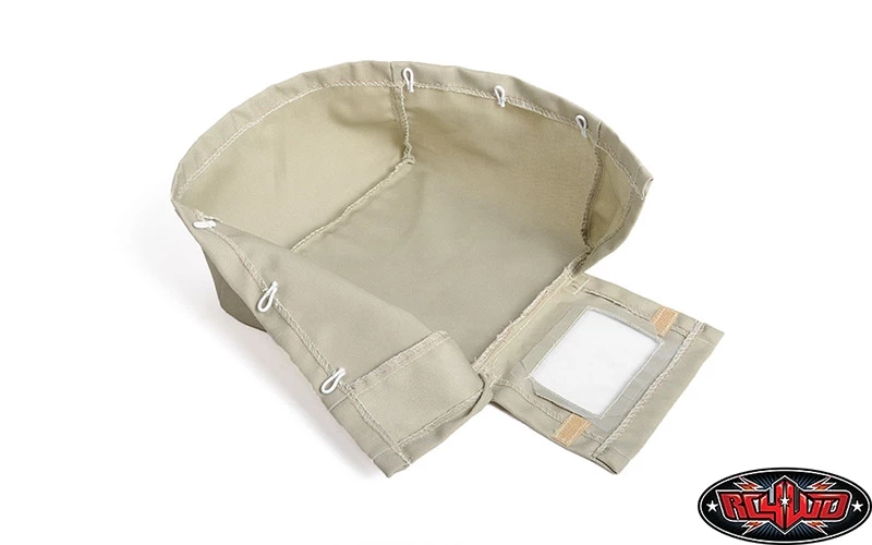 RC4WD Steel Tube Bed Cage with Soft Top for RC4WD Gelande II 2015 Land Rover Defender D90 (Pick-Up) (Tan) 6 RC4WD Steel Tube Bed Cage with Soft Top for RC4WD Gelande II 2015 Land Rover Defender D90 (Pick-Up) (Tan) - Image 4