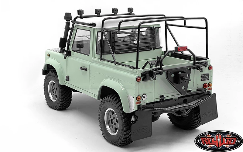 RC4WD Steel Tube Bed Cage with Soft Top for RC4WD Gelande II 2015 Land Rover Defender D90 (Pick-Up) (Tan) 9 RC4WD Steel Tube Bed Cage with Soft Top for RC4WD Gelande II 2015 Land Rover Defender D90 (Pick-Up) (Tan) - Image 7