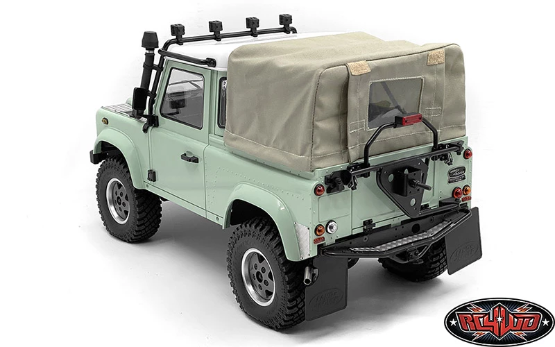 RC4WD Steel Tube Bed Cage with Soft Top for RC4WD Gelande II 2015 Land Rover Defender D90 (Pick-Up) (Tan) 11 RC4WD Steel Tube Bed Cage with Soft Top for RC4WD Gelande II 2015 Land Rover Defender D90 (Pick-Up) (Tan) - Image 9