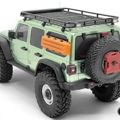 RC4WD Steel Tube Roof Rack W/ Rear Utility Lights for Axial 1/10 SCX10 III Jeep JLU Wrangler -Cars Truck shop online VVV C1143 10
