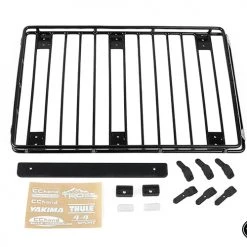 RC4WD Steel Tube Roof Rack W/ Rear Utility Lights for Axial 1/10 SCX10 III Jeep JLU Wrangler