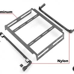 RC4WD Overland Bed Rack for Axial SCX10 III Jeep JT Gladiator -Cars Truck shop online VVV C1168 9