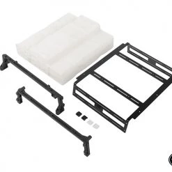 RC4WD Overland Bed Rack with Rooftop Tent for Axial SCX10 III Jeep JT Gladiator