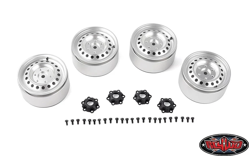 RC4WD Rad 1.9" Aluminum Internal Beadlock Wheels (Silver) (4) 8 RC4WD Rad 1.9" Aluminum Internal Beadlock Wheels (Silver) (4) - Image 6