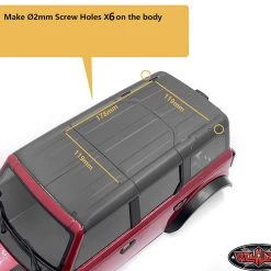 RC4WD Metal Roof Rack for Traxxas TRX-4 2021 Bronco -Cars Truck shop online VVV C1234 6 1