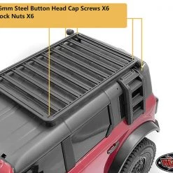 RC4WD Metal Roof Rack for Traxxas TRX-4 2021 Bronco -Cars Truck shop online VVV C1234 7