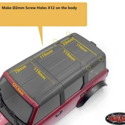 RC4WD Roof Rails and Metal Roof Rack for Traxxas TRX-4 2021 Bronco (Style B) -Cars Truck shop online VVV C1238 9 1