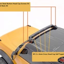 RC4WD LED Light Bar for Traxxas TRX-4 2021 Bronco (Square) 26 RC4WD LED Light Bar for Traxxas TRX-4 2021 Bronco (Square) -Cars Truck shop online VVV C1240 11