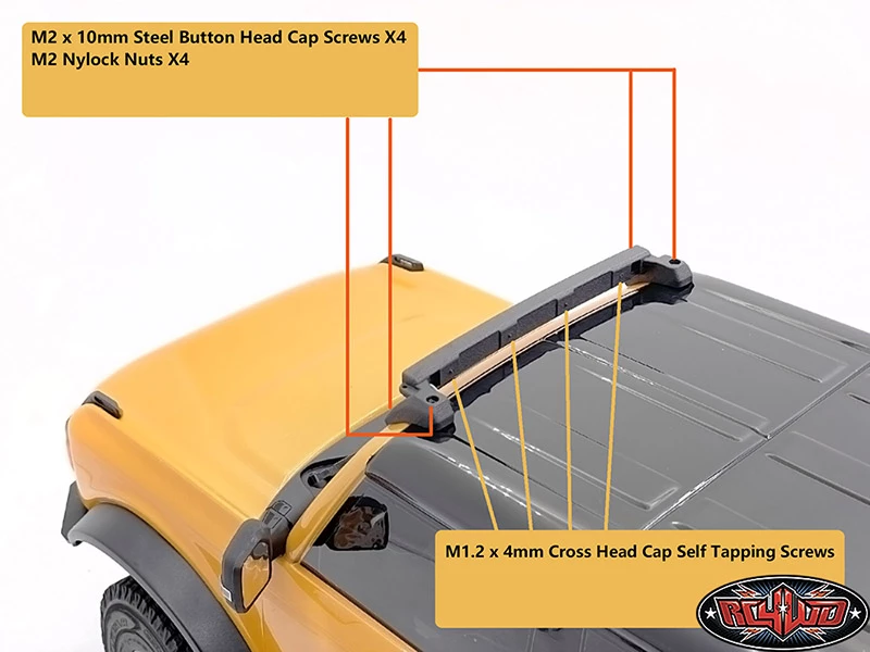 RC4WD LED Light Bar for Traxxas TRX-4 2021 Bronco (Square) 14 RC4WD LED Light Bar for Traxxas TRX-4 2021 Bronco (Square) - Image 12