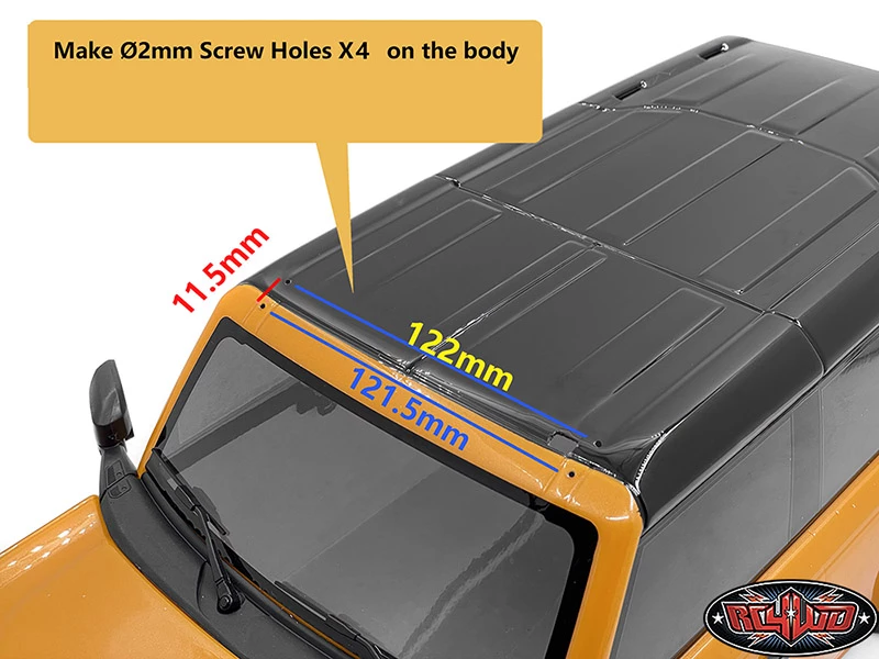 RC4WD LED Light Bar for Traxxas TRX-4 2021 Bronco (Round) 13 RC4WD LED Light Bar for Traxxas TRX-4 2021 Bronco (Round) - Image 11