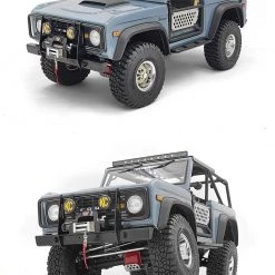 RC4WD Oxer Steel Front Winch Bumper for Axial SCX10 III Early Ford Bronco (Black) -Cars Truck shop online VVV C1293 5 1