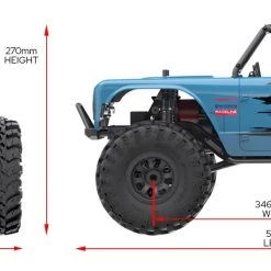 Redcat Wendigo Brushless Rock Racer RTR - Blue Combo with Charger and 3S LiPo Battery 26 Redcat Wendigo Brushless Rock Racer RTR - Blue Combo with Charger and 3S LiPo Battery -Cars Truck shop online WENDIGO specs