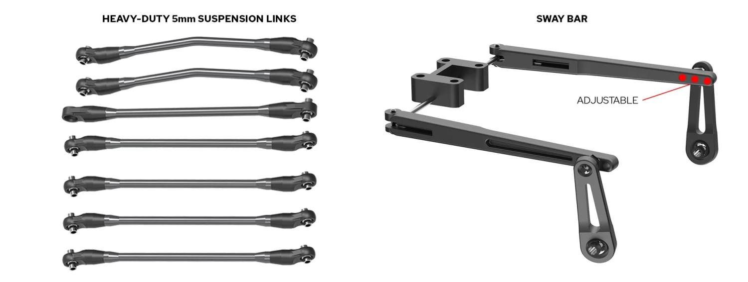 Redcat Wendigo Brushless Rock Racer RTR - Blue 28 Redcat Wendigo Brushless Rock Racer RTR - Blue - Image 26