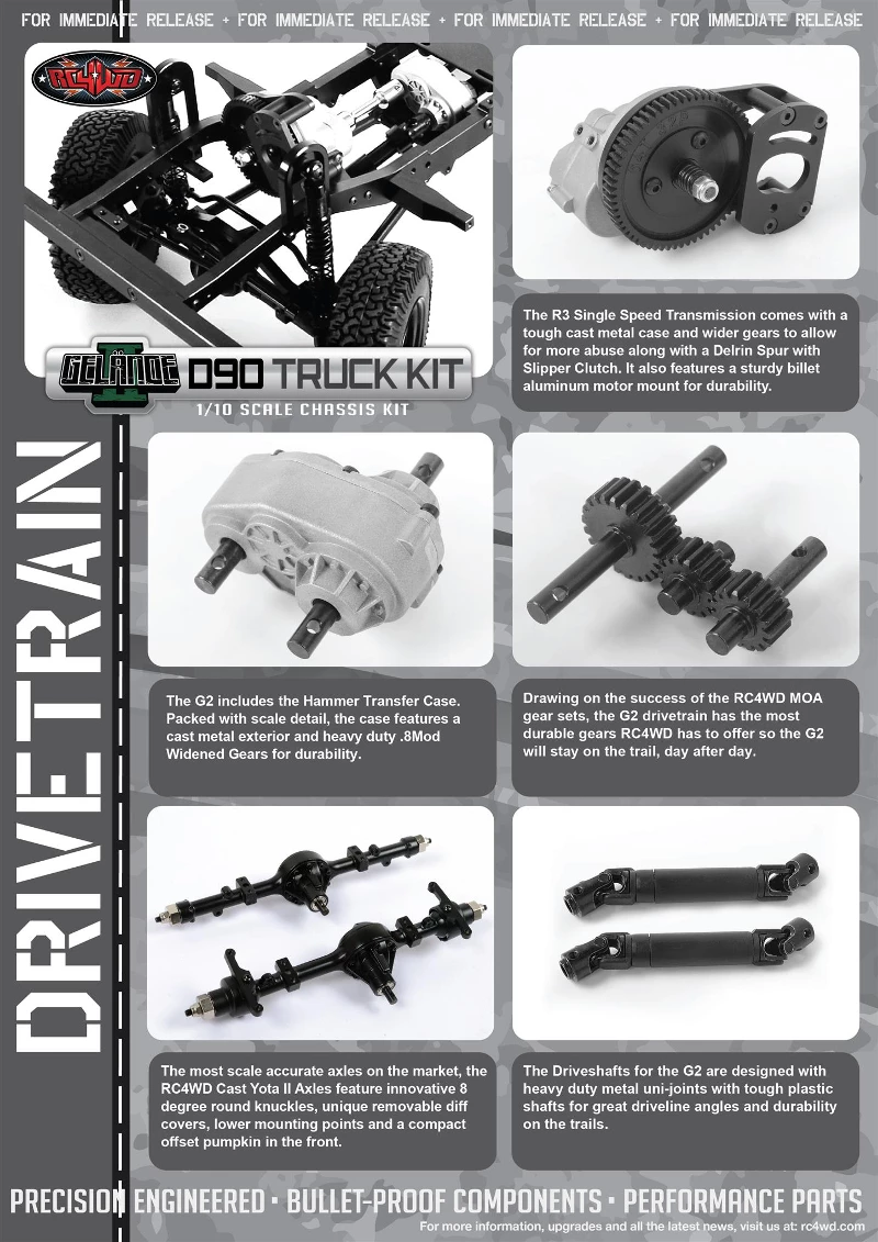 RC4WD Gelande II Truck Kit Chassis Only Kit 14 RC4WD Gelande II Truck Kit Chassis Only Kit - Image 12