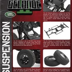 RC4WD Gelande II Truck Kit with 2015 Land Rover Defender D90 Body Set -Cars Truck shop online Z K0064 11