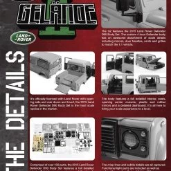 RC4WD Gelande II Truck Kit with 2015 Land Rover Defender D90 Body Set -Cars Truck shop online Z K0064 16