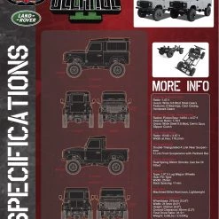 RC4WD Gelande II Truck Kit with 2015 Land Rover Defender D90 Body Set -Cars Truck shop online Z K0064 4