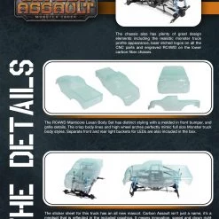RC4WD Carbon Assault 1/10th Monster Truck Kit -Cars Truck shop online Z K0066 12