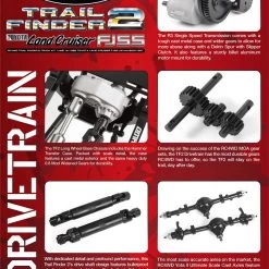 RC4WD Trail Finder 2 Truck Kit "LWB" W/ 1980 Toyota Land Cruiser FJ55 Lexan Body Set -Cars Truck shop online Z K0068 1 4