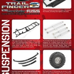 RC4WD Trail Finder 2 Truck Kit "LWB" W/ 1980 Toyota Land Cruiser FJ55 Lexan Body Set -Cars Truck shop online Z K0068 2 10