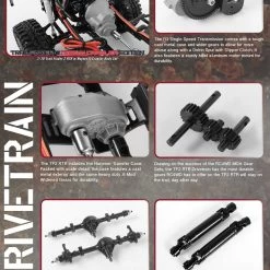 RC4WD Marlin Crawler Trail Finder 2 RTR w/Mojave II Crawler Body Set 46 RC4WD Marlin Crawler Trail Finder 2 RTR w/Mojave II Crawler Body Set -Cars Truck shop online Z RTR0034 40