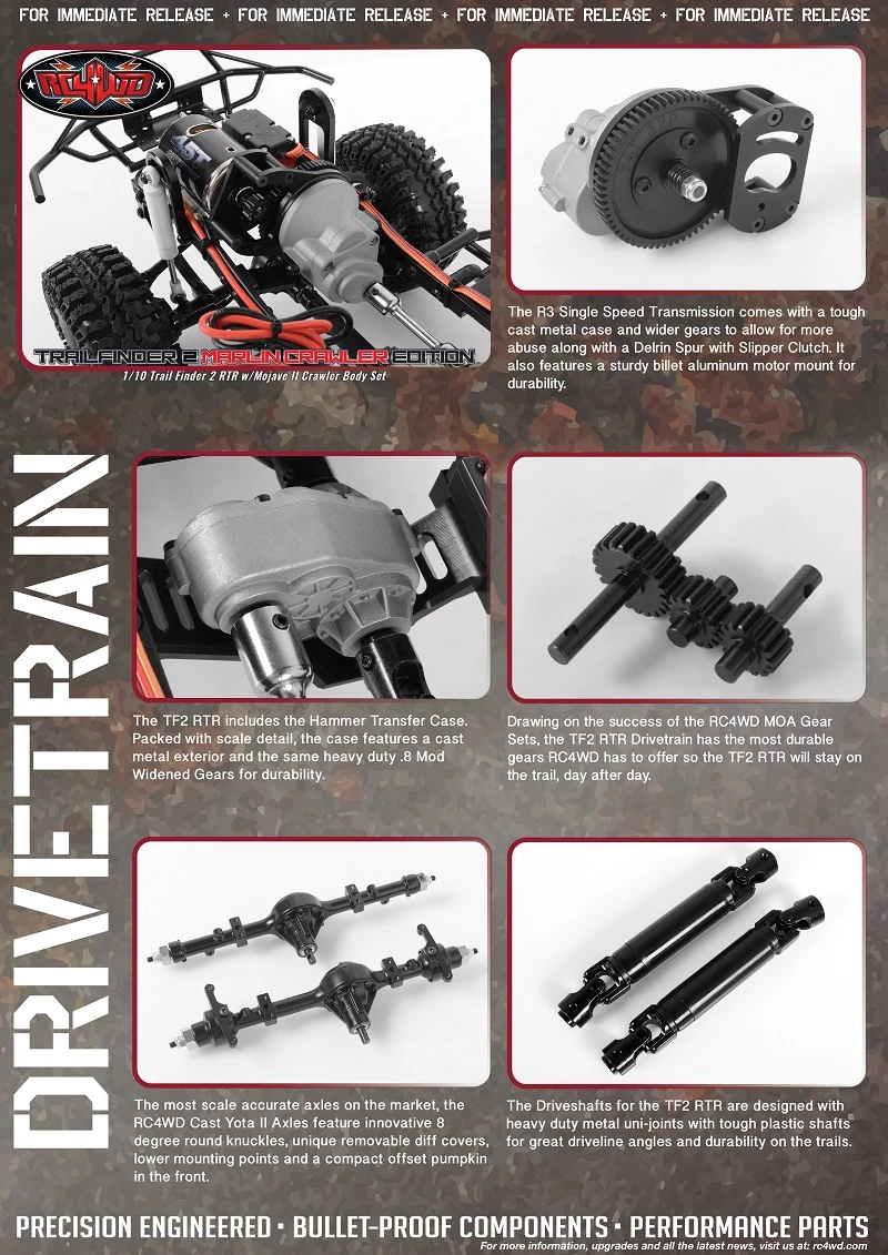 RC4WD Marlin Crawler Trail Finder 2 RTR w/Mojave II Crawler Body Set 23 RC4WD Marlin Crawler Trail Finder 2 RTR w/Mojave II Crawler Body Set - Image 21