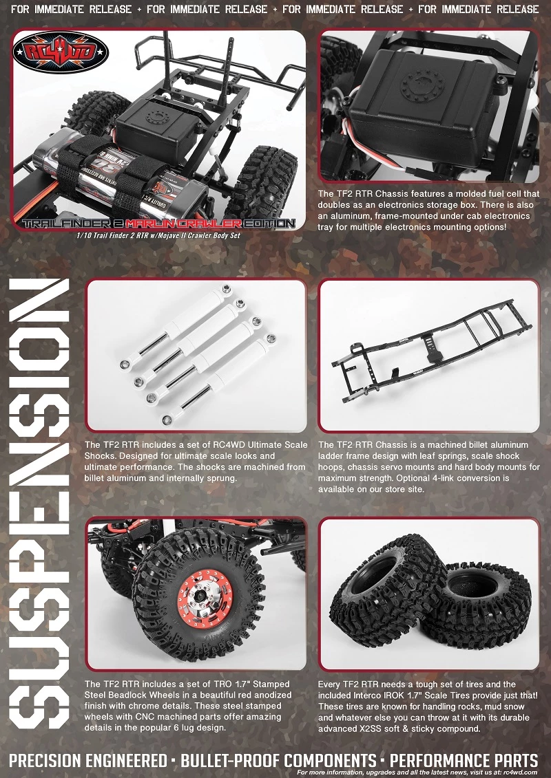 RC4WD Marlin Crawler Trail Finder 2 RTR w/Mojave II Crawler Body Set 24 RC4WD Marlin Crawler Trail Finder 2 RTR w/Mojave II Crawler Body Set - Image 22