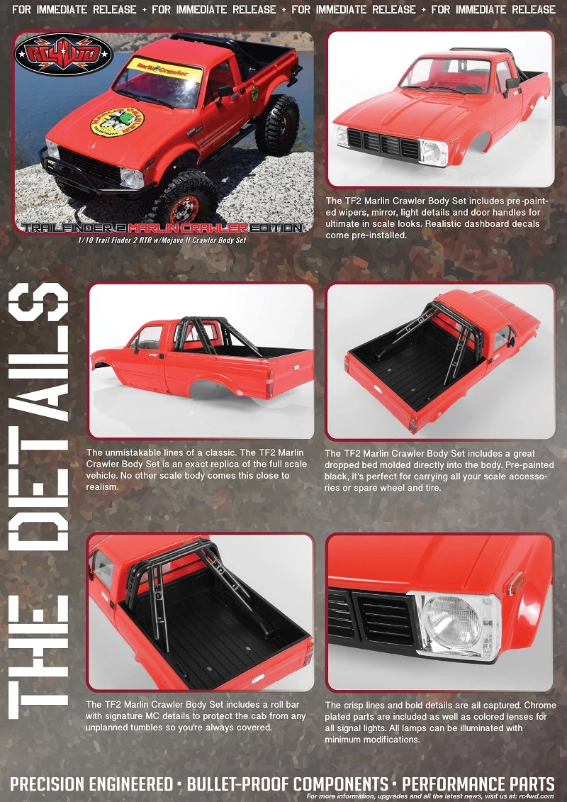 RC4WD Marlin Crawler Trail Finder 2 RTR w/Mojave II Crawler Body Set 25 RC4WD Marlin Crawler Trail Finder 2 RTR w/Mojave II Crawler Body Set - Image 23